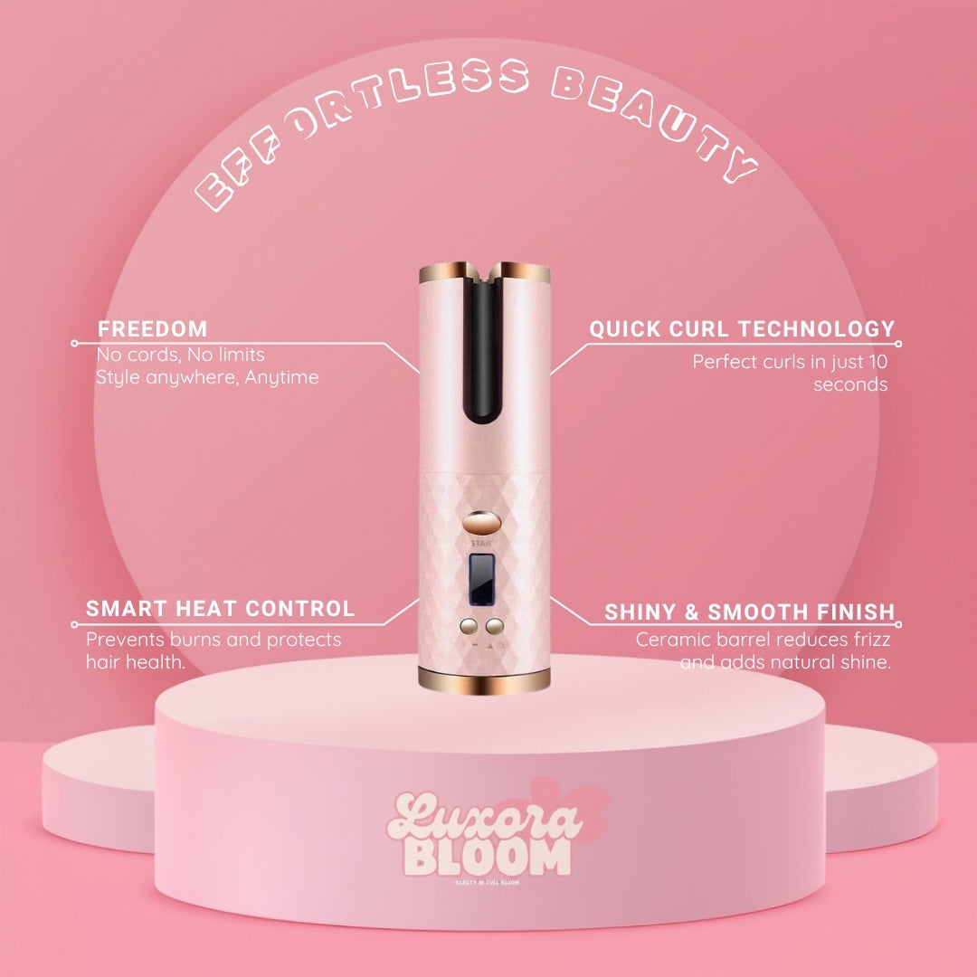 Luxora CurlPro™ - Cordless Automatic Curler