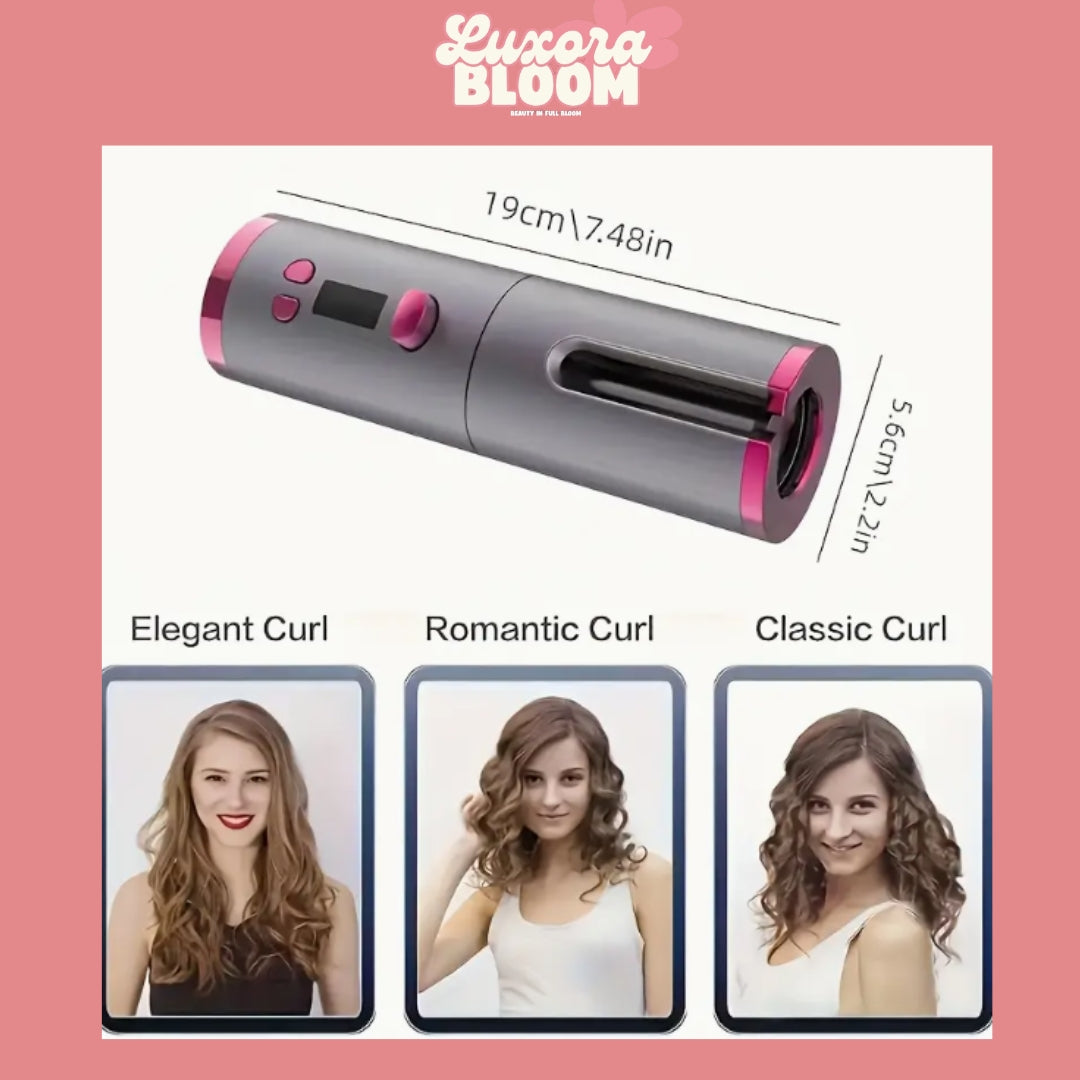 Luxora CurlPro™ - Cordless Automatic Curler