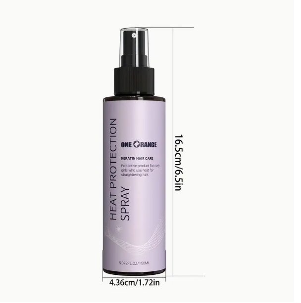 Luxora Bloom™ Silkening Mist – Heat Protection Spray with Keratin (150ml)