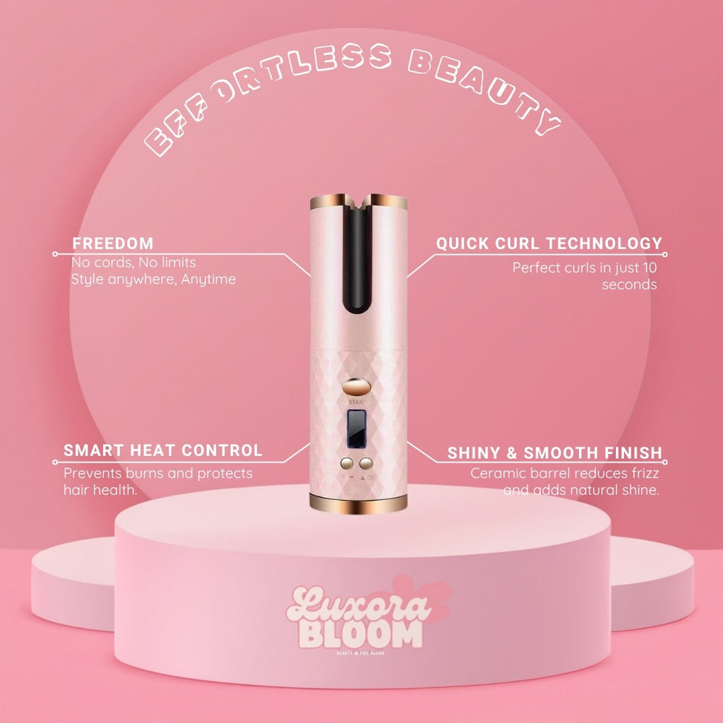 Luxora CurlPro™ - Cordless Automatic Curler